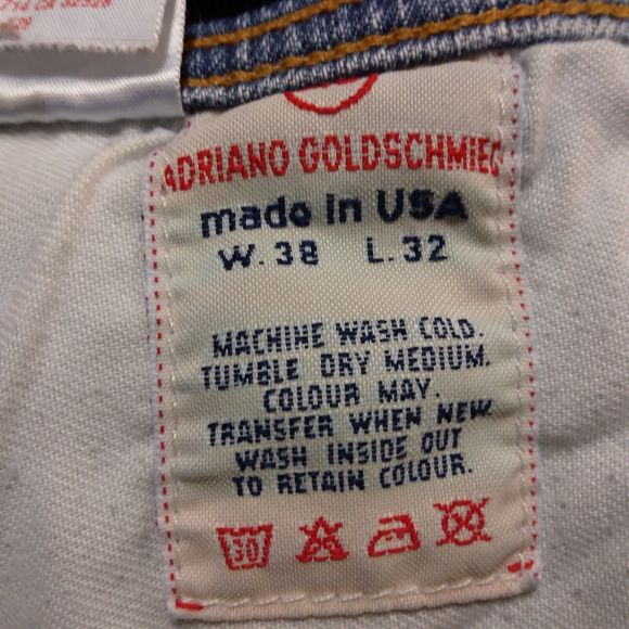 AG Adriano Goldschmied the fillmore jeans mens 38x32 blue made in USA Bootcut - Picture 5 of 13